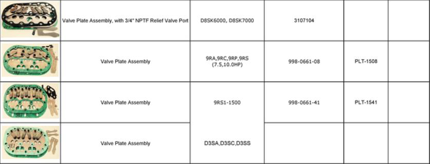 Copeland - Valve plate