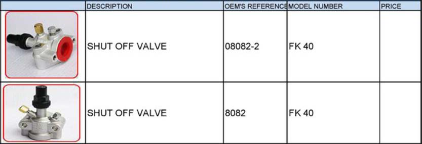Bock - Shut off valve